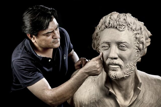 گفت‌وگو با سازنده سردیس‌های عباس کیارستمی و عزت‌الله انتظامی