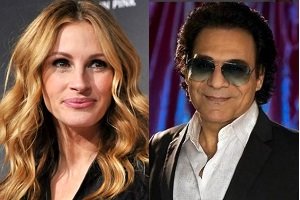 نام اندی خواننده پاپ به همراه جولیا رابرتز و بتمن در پیادهرو مشاهیر هالیوود نام اندی خواننده پاپ به همراه جولیا رابرتز و بتمن در پیادهرو مشاهیر هالیوود