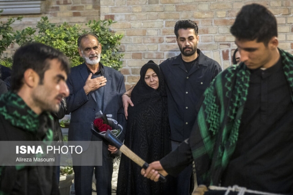 مراسم چهلم جواد گنجی؛ همدردی بهرام افشاری و مطالبه شهاب حسینی